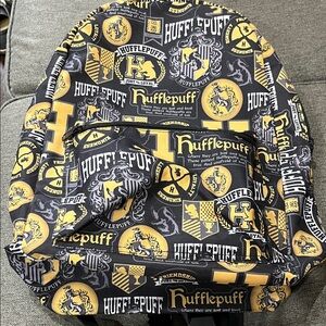 Hufflepuff Themed Backpack - Black and Yellow